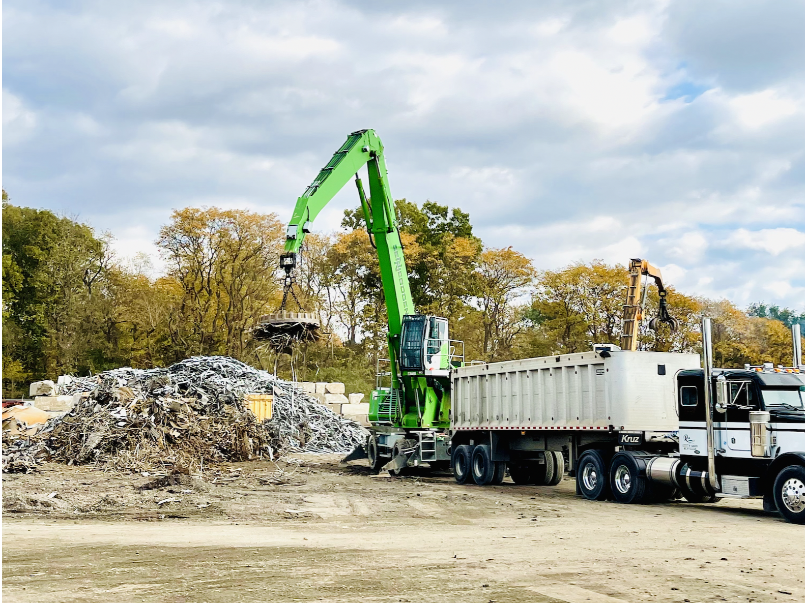 magnet crane rim truckling